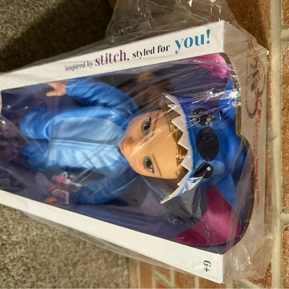 NEW Disney ILY 18” STITCH Doll in Blue Sleepwear VHTF STRAWBERRY BLONDE GIRL - Picture 9 of 9